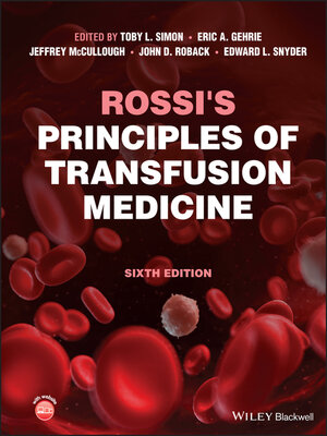 cover image of Rossi's Principles of Transfusion Medicine